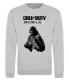 Світшот CoD mobile Сірий меланж фото