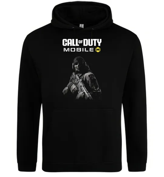 Мужская толстовка (худи) CoD mobile Черный фото