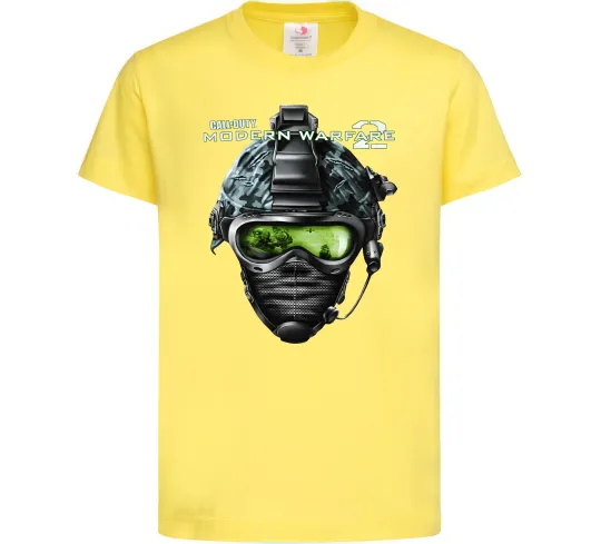 Дитяча футболка Call of Duty Modern Warfare 2 Лимонний фото