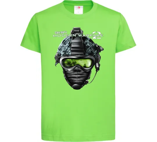 Дитяча футболка Call of Duty Modern Warfare 2 Лаймовий фото