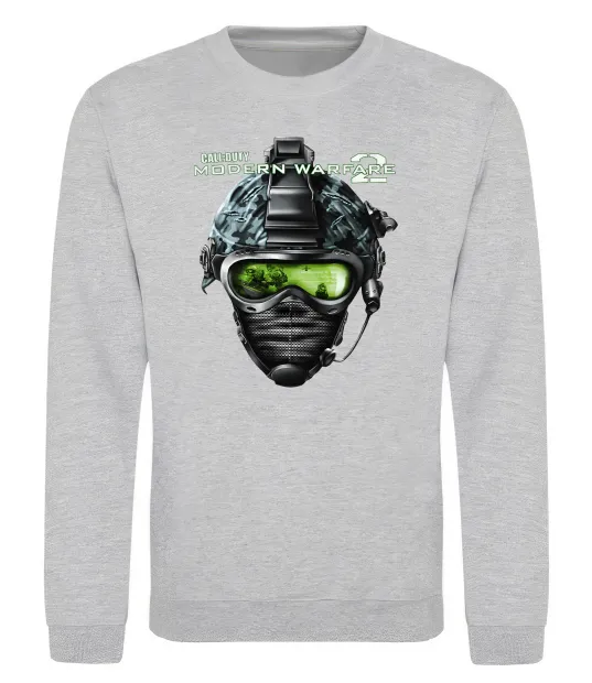 Світшот Call of Duty Modern Warfare 2 Сірий меланж фото