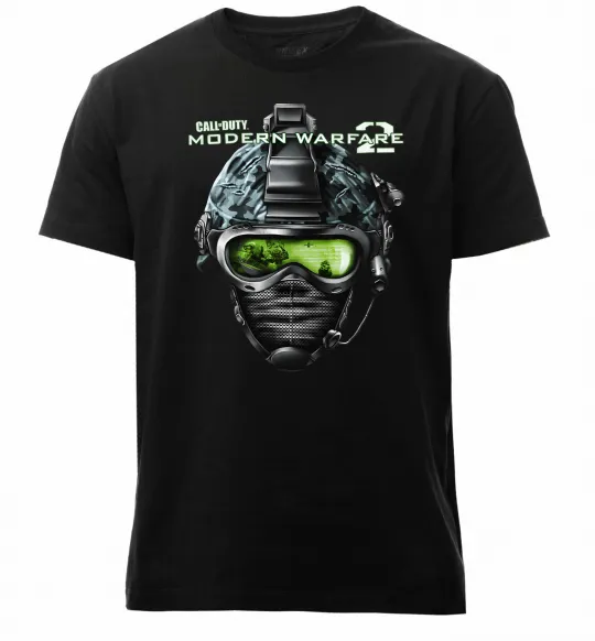 Чоловіча преміум футболка Call of Duty Modern Warfare 2 Чорний фото