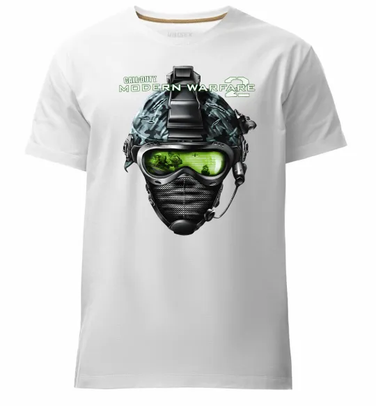 Чоловіча преміум футболка Call of Duty Modern Warfare 2 Білий фото