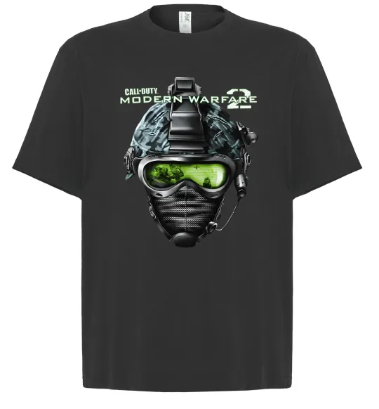 Футболка Оверсайз Call of Duty Modern Warfare 2 Чорний фото