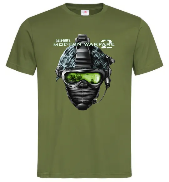 Чоловіча футболка Call of Duty Modern Warfare 2 Оливковий фото