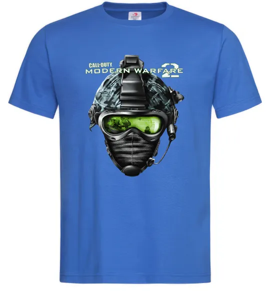 Чоловіча футболка Call of Duty Modern Warfare 2 Яскраво-синій фото