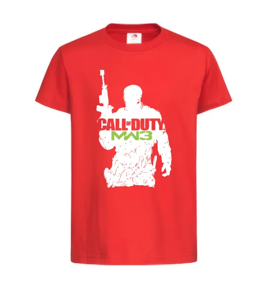 Детская футболка CoD MW3 Красный фото
