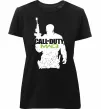 Жіноча преміум футболка CoD MW3 Чорний фото