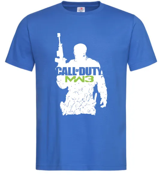 Мужская футболка CoD MW3 Ярко-синий фото