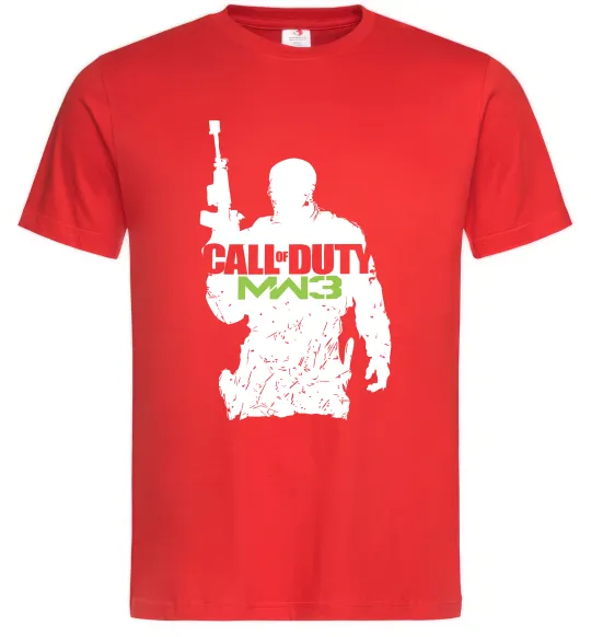 Мужская футболка CoD MW3 Красный фото