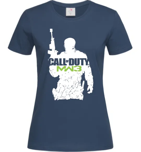Жіноча футболка CoD MW3 Темно-синій фото