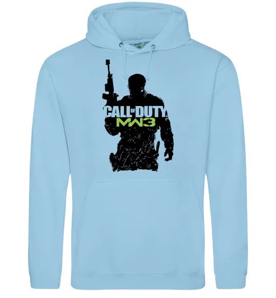 Жіноча толстовка (худі) CoD MW3 Блакитний фото
