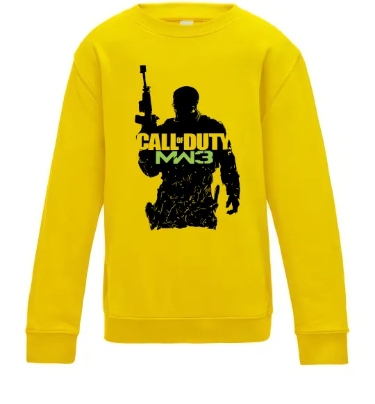 Детский Свитшот CoD MW3 Солнечно желтый фото