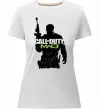 Жіноча преміум футболка CoD MW3 Білий фото