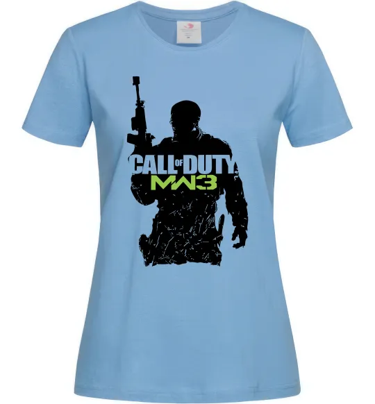 Жіноча футболка CoD MW3 Блакитний фото