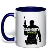 Чашка с цветной ручкой CoD MW3 Глубокий темно-синий фото