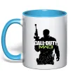 Чашка с цветной ручкой CoD MW3 Голубой фото