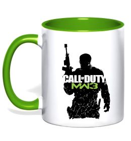 Чашка с цветной ручкой CoD MW3