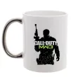 Чашка с цветной ручкой CoD MW3 Серебро фото