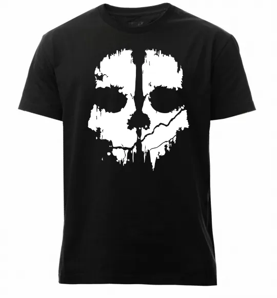 Чоловіча преміум футболка Ghost Чорний фото