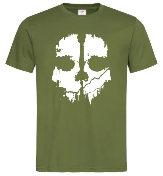 Мужская футболка Ghost Оливковый фото