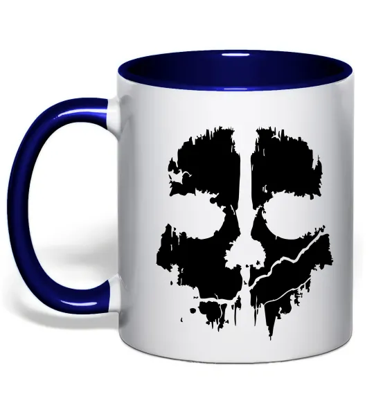 Чашка с цветной ручкой Ghost Глубокий темно-синий фото