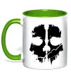 Чашка с цветной ручкой Ghost Зеленый фото
