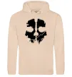 Жіноча толстовка (худі) Ghost Пісочний фото
