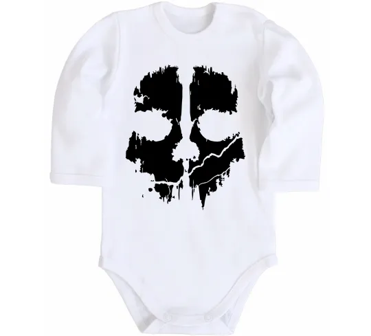 Дитячий бодік Ghost Білий фото