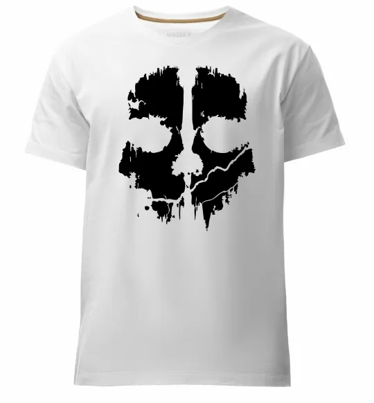 Чоловіча преміум футболка Ghost Білий фото