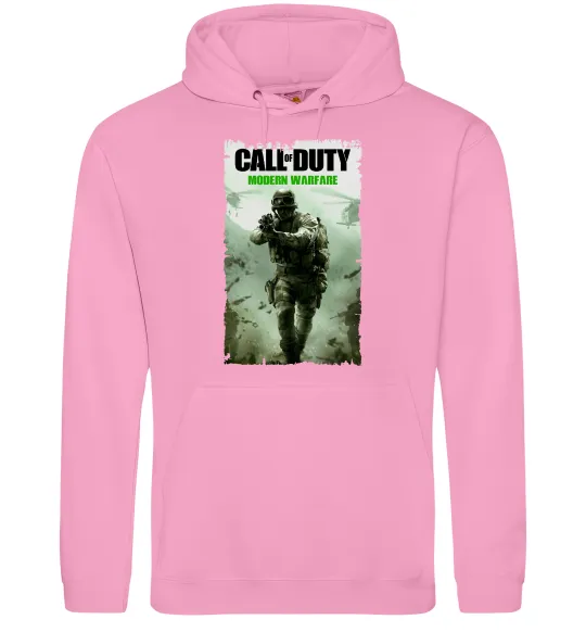 Мужская толстовка (худи) Modern Warfare Розовый фото