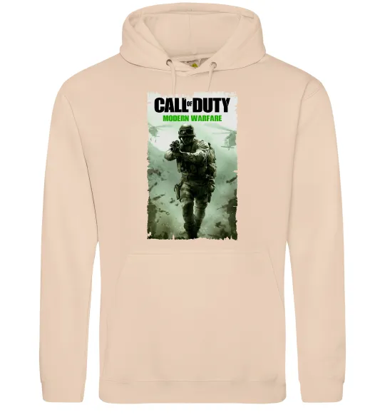 Чоловіча толстовка (худі) Modern Warfare Пісочний фото