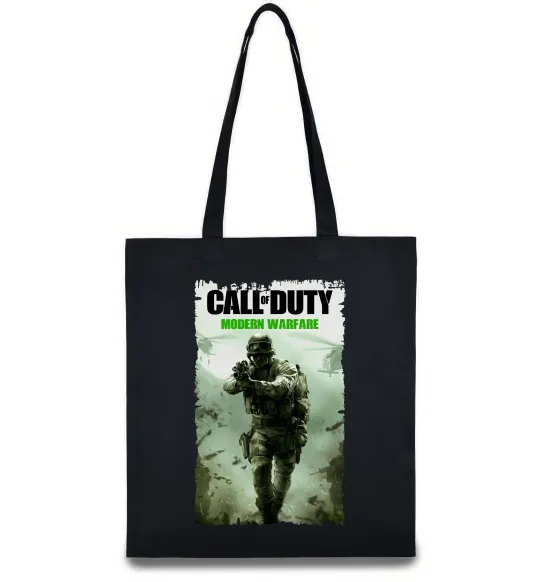 Еко-сумка Modern Warfare Чорний фото
