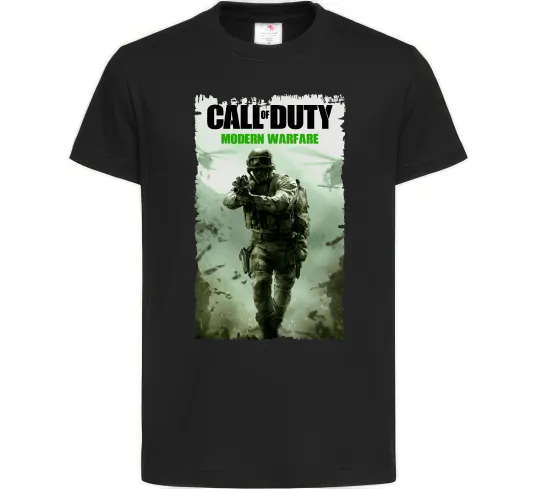 Дитяча футболка Modern Warfare Чорний фото