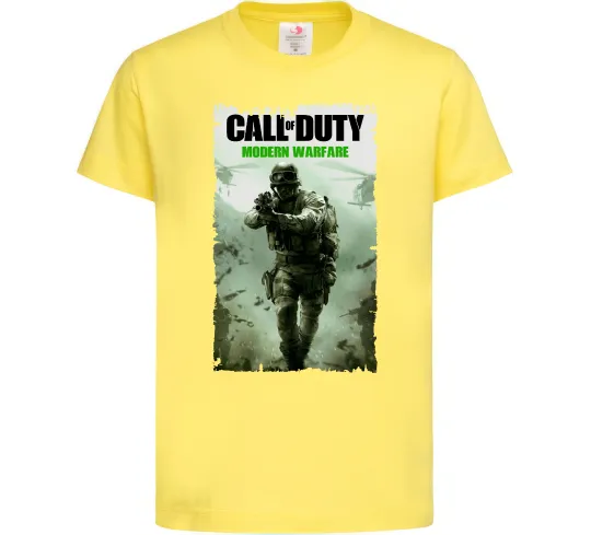 Дитяча футболка Modern Warfare Лимонний фото