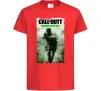 Дитяча футболка Modern Warfare Червоний фото