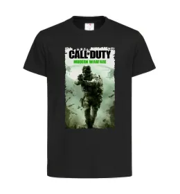 Детская футболка Modern Warfare Черный фото