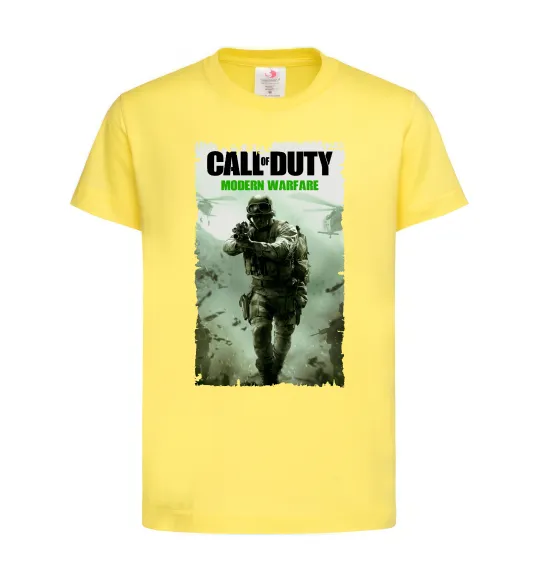 Детская футболка Modern Warfare Лимонный фото