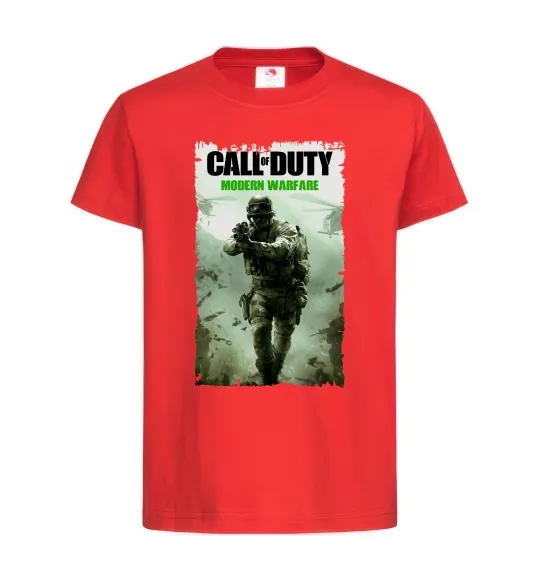 Детская футболка Modern Warfare Красный фото