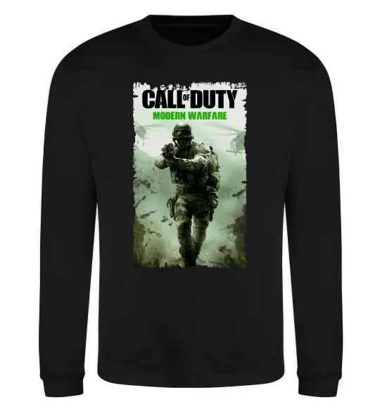 Світшот Modern Warfare Чорний фото