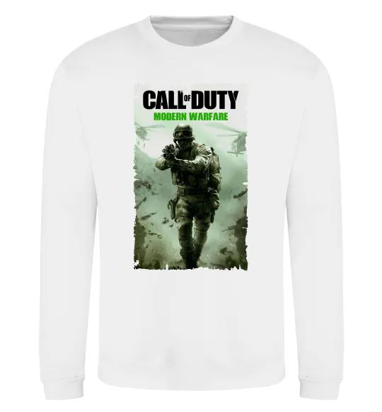 Світшот Modern Warfare Білий фото