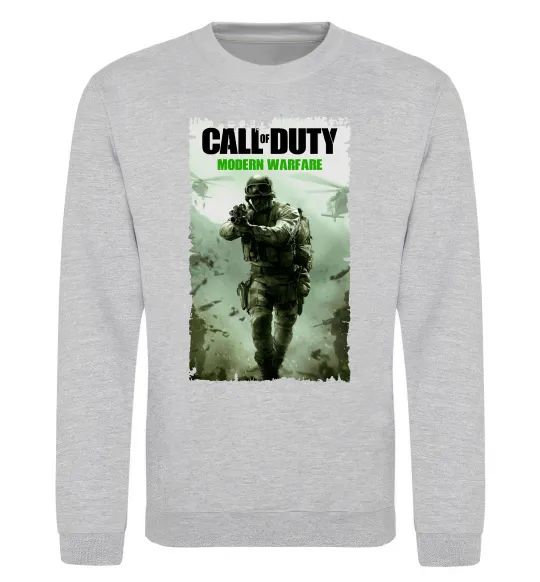Світшот Modern Warfare Сірий меланж фото