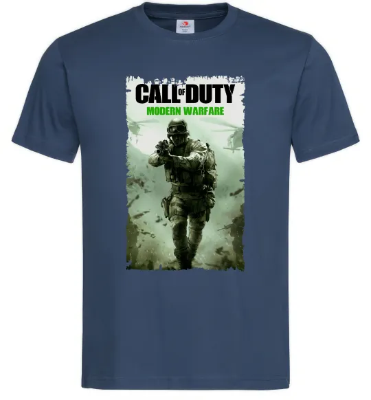 Мужская футболка Modern Warfare Темно-синий фото