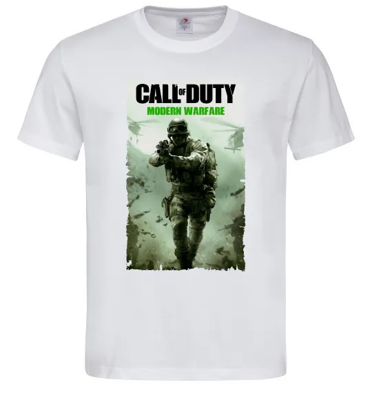 Мужская футболка Modern Warfare Белый фото