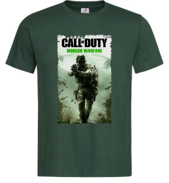 Мужская футболка Modern Warfare Темно-зеленый фото