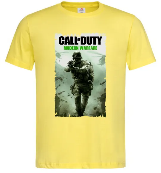 Мужская футболка Modern Warfare Лимонный фото