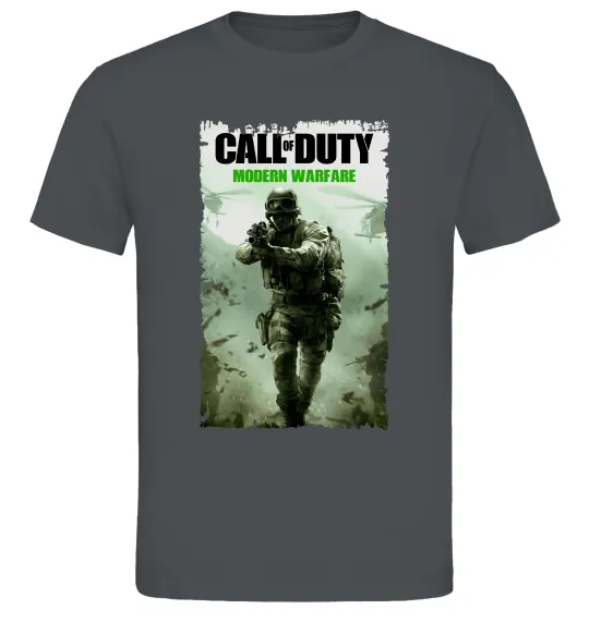 Мужская футболка Modern Warfare Графит фото