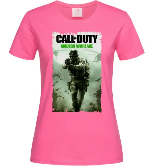 Жіноча футболка Modern Warfare Яскраво-рожевий фото