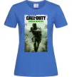 Жіноча футболка Modern Warfare Яскраво-синій фото