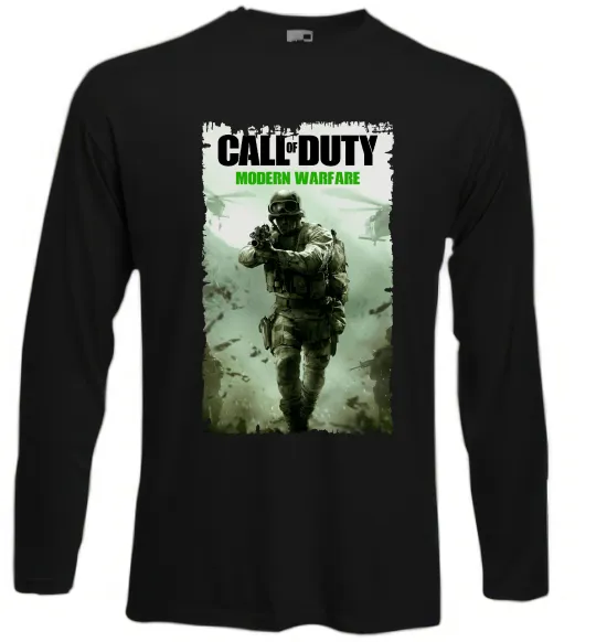 Лонгслив Modern Warfare Черный фото